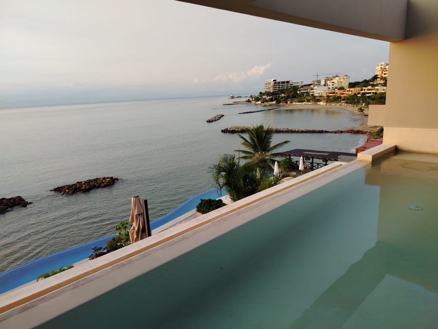 Vista de destino de playa, Puerto Vallarta