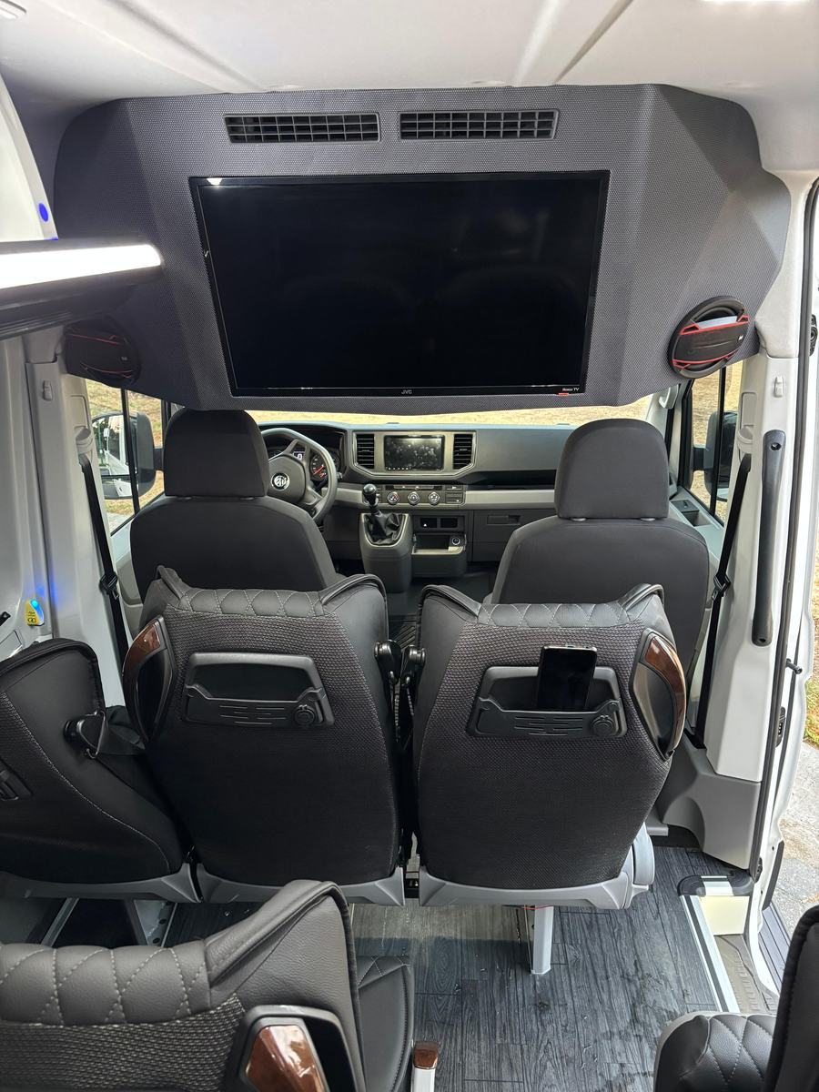 Interior de nuestra unidad de transporte